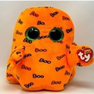 Boo Ghoulie Ty Halloween stuffed doll big eyes used stuffed animal